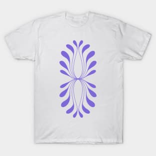 lilac line art T-Shirt